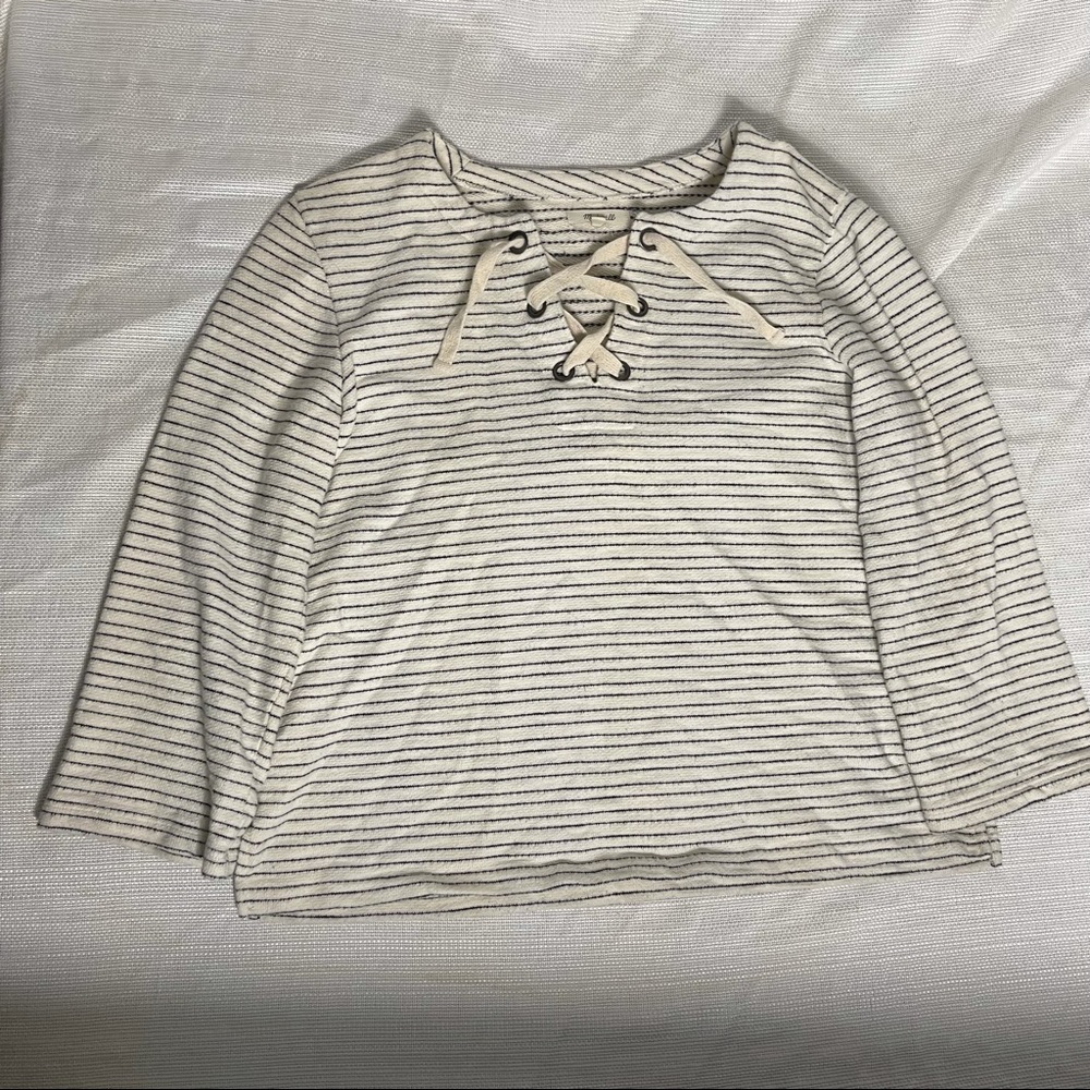 Madewell Stripe Cotton Sweater